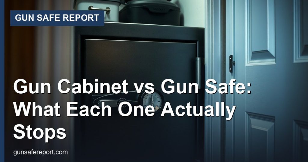 Gun Cabinet vs Gun Safe: What Each One Actually Stops - Gun Safe Report